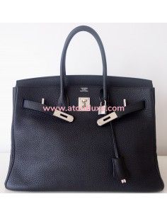Sac Hermes Birkin 35 noir 2