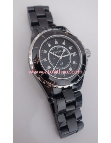 Montre Chanel J12 noire