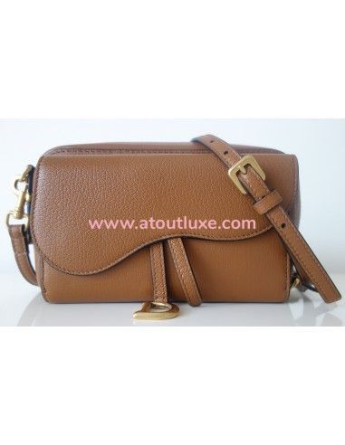 Double pochette Dior Saddle