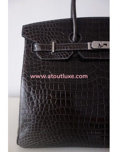 sac Hermes Birkin 35 crocodile sac Hermes Birkin 35 crocodile