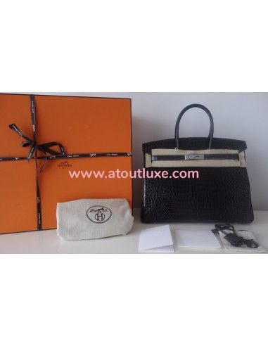 sac Hermes Birkin 35 crocodile sac Hermes Birkin 35 crocodile