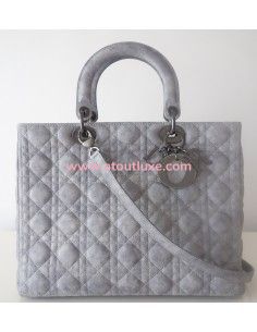 Sac Lady Dior cuir Gm
