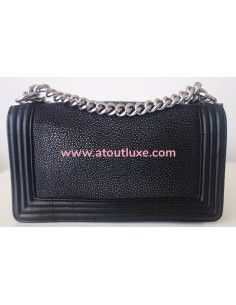 Sac Chanel Boy noir 2