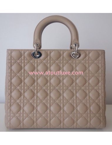 Sac Lady Dior Gm beige Sac Lady Dior Gm beige