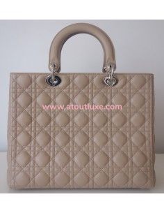 Sac Lady Dior Gm beige +... 2