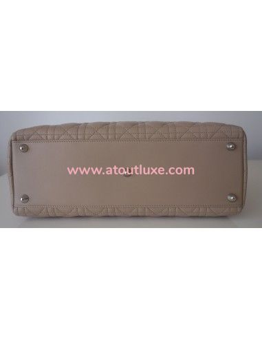 Sac Lady Dior Gm beige + pochette Sac Lady Dior Gm beige + pochette