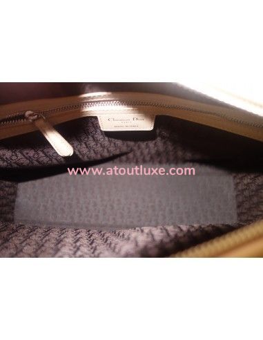 Sac Lady Dior Gm beige + pochette Sac Lady Dior Gm beige + pochette