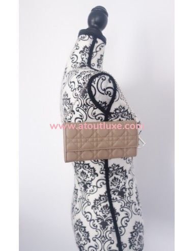 Sac Lady Dior Gm beige + pochette Sac Lady Dior Gm beige + pochette