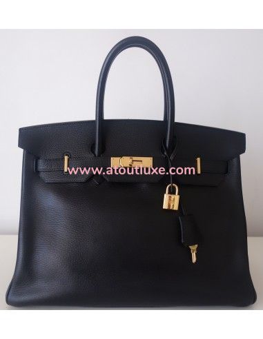 Sac Hermes Birkin 35 noir