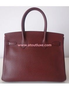 Sac Hermes Birkin bordeaux 30 2