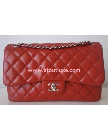 Sac Chanel Classique rouge