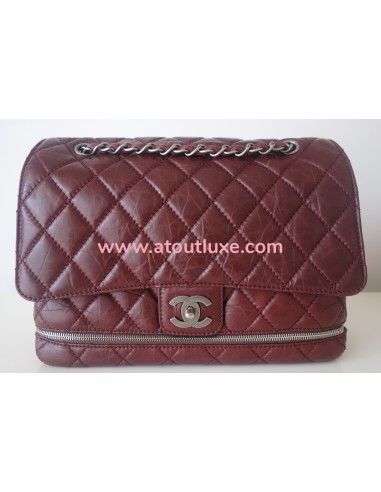 Sac Chanel classique Gm bordeaux