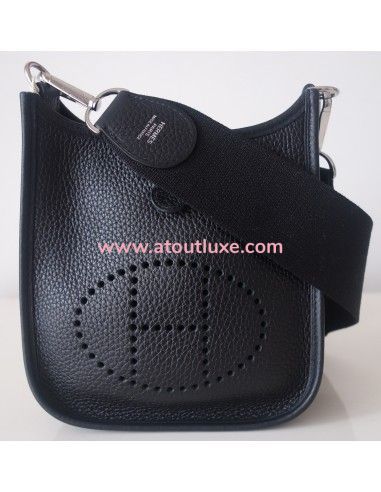 Sac Hermes Evelyne noir