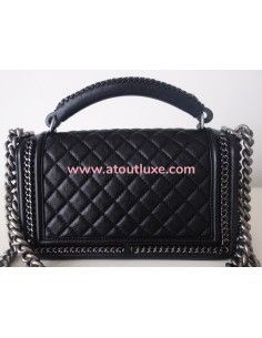 Sac Chanel Boy noir 2