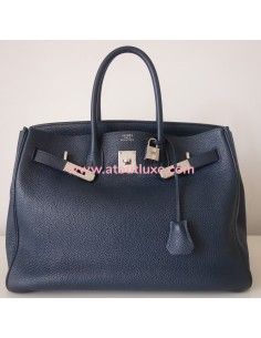 sac Hermès Birkin 35 bleu... 2