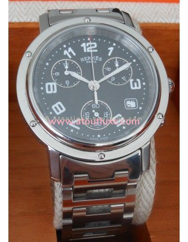 MONTRE HERMES CLIPPER CHRONO HOMME