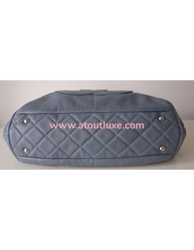Sac Chanel shopping bleu jean Sac Chanel shopping bleu jean