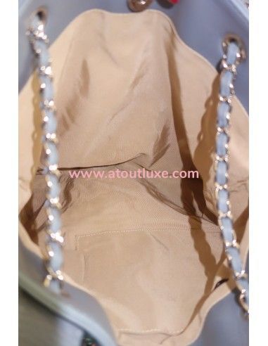 Sac Chanel shopping bleu jean Sac Chanel shopping bleu jean