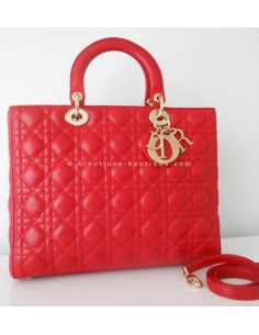 SAC LADY DIOR ROUGE GRAND...