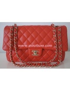 Sac Chanel Classique corail
