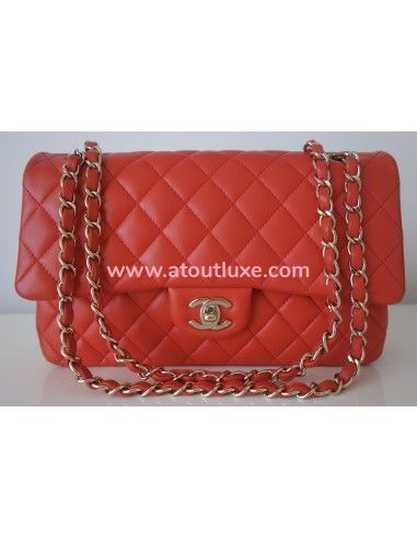 Sac Chanel Classique corail Sac Chanel Classique corail