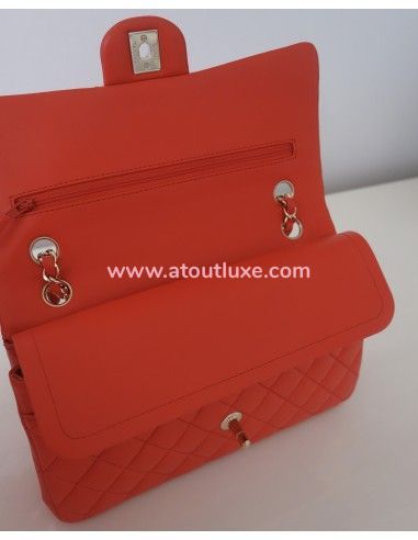 Sac Chanel Classique corail Sac Chanel Classique corail