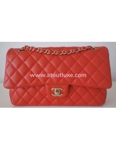 Sac Chanel Classique corail 2