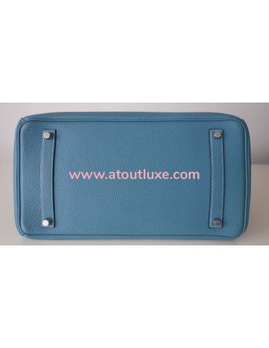 Sac Hermes Birkin 35 bleu jean Sac Hermes Birkin 35 bleu jean