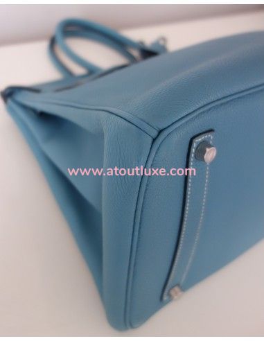 Sac Hermes Birkin 35 bleu jean Sac Hermes Birkin 35 bleu jean