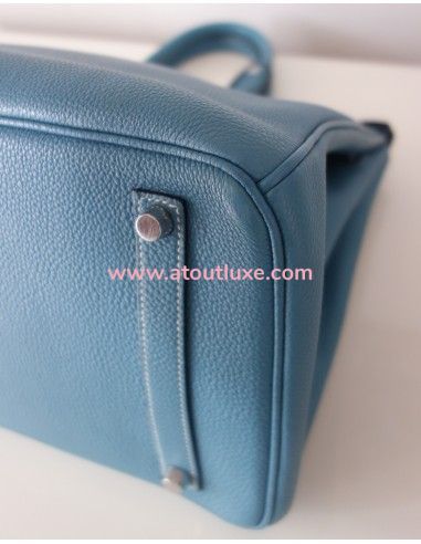 Sac Hermes Birkin 35 bleu jean Sac Hermes Birkin 35 bleu jean