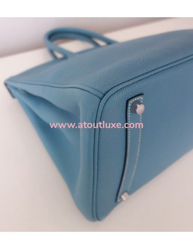 Sac Hermes Birkin 35 bleu jean Sac Hermes Birkin 35 bleu jean