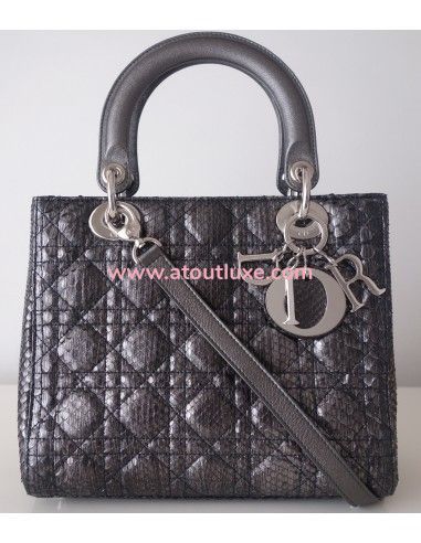 Sac Lady Dior python