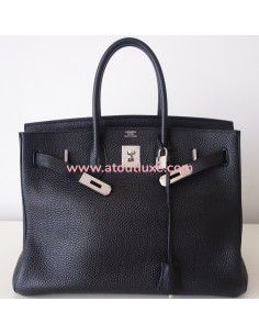 Sac Hermes Birkin 35 noir 2