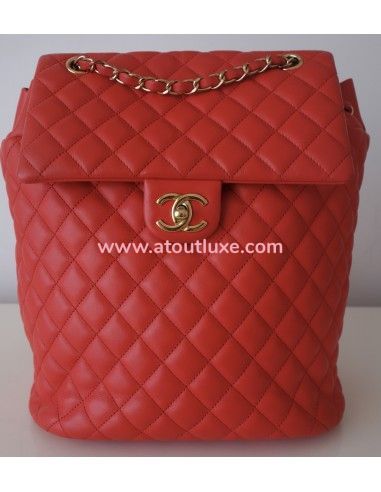 Sac à dos Chanel corail