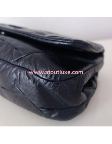 Sac Chanel à rabat bleu Sac Chanel à rabat bleu