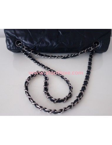 Sac Chanel à rabat bleu Sac Chanel à rabat bleu