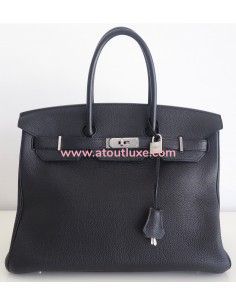 Sac Hermes Birkin 35 noir 2