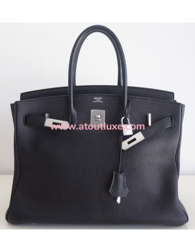 Sac Hermes Birkin 35 noir