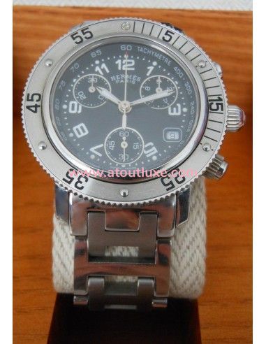 MONTRE HERMES CLIPPER CHRONO FEMME MONTRE HERMES CLIPPER CHRONO FEMME