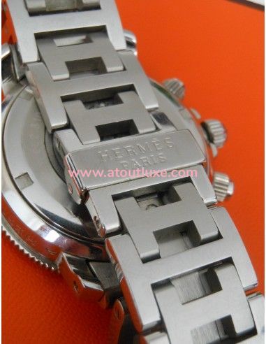 MONTRE HERMES CLIPPER CHRONO FEMME MONTRE HERMES CLIPPER CHRONO FEMME