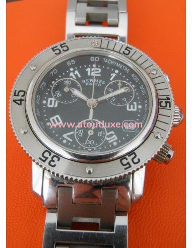 MONTRE HERMES CLIPPER CHRONO FEMME MONTRE HERMES CLIPPER CHRONO FEMME