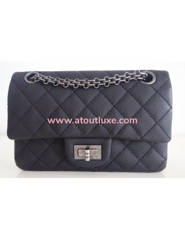 sac Chanel 2.55 noir mat