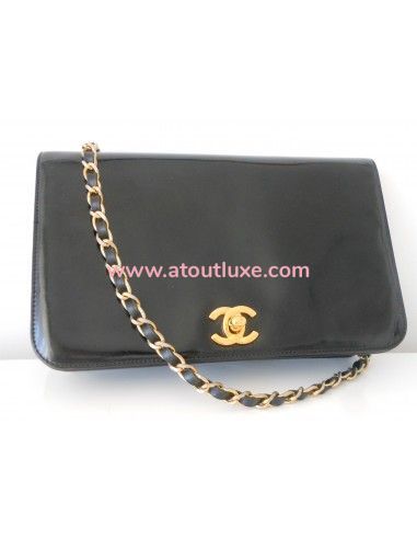 SAC CHANEL VERNI NOIR 