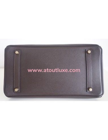 Sac Hermes Birkin 35 Epsom marron Sac Hermes Birkin 35 Epsom marron