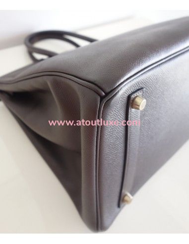 Sac Hermes Birkin 35 Epsom marron Sac Hermes Birkin 35 Epsom marron