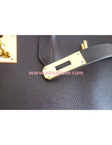 Sac Hermes Birkin 35 Epsom marron Sac Hermes Birkin 35 Epsom marron
