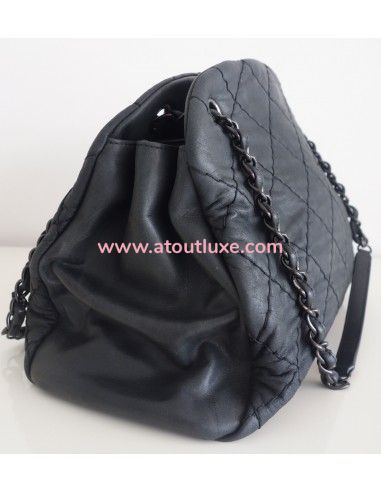 sac Chanel Mademoiselle cuir noir sac Chanel Mademoiselle cuir noir
