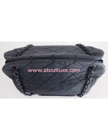 sac Chanel Mademoiselle cuir noir sac Chanel Mademoiselle cuir noir