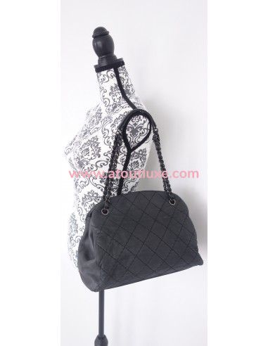 sac Chanel Mademoiselle cuir noir sac Chanel Mademoiselle cuir noir