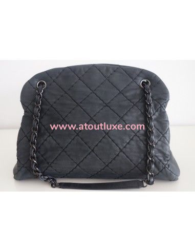 sac Chanel Mademoiselle cuir noir sac Chanel Mademoiselle cuir noir